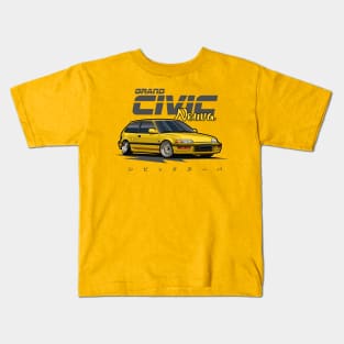 Civic Nouva (Tuscany Yellow) Kids T-Shirt